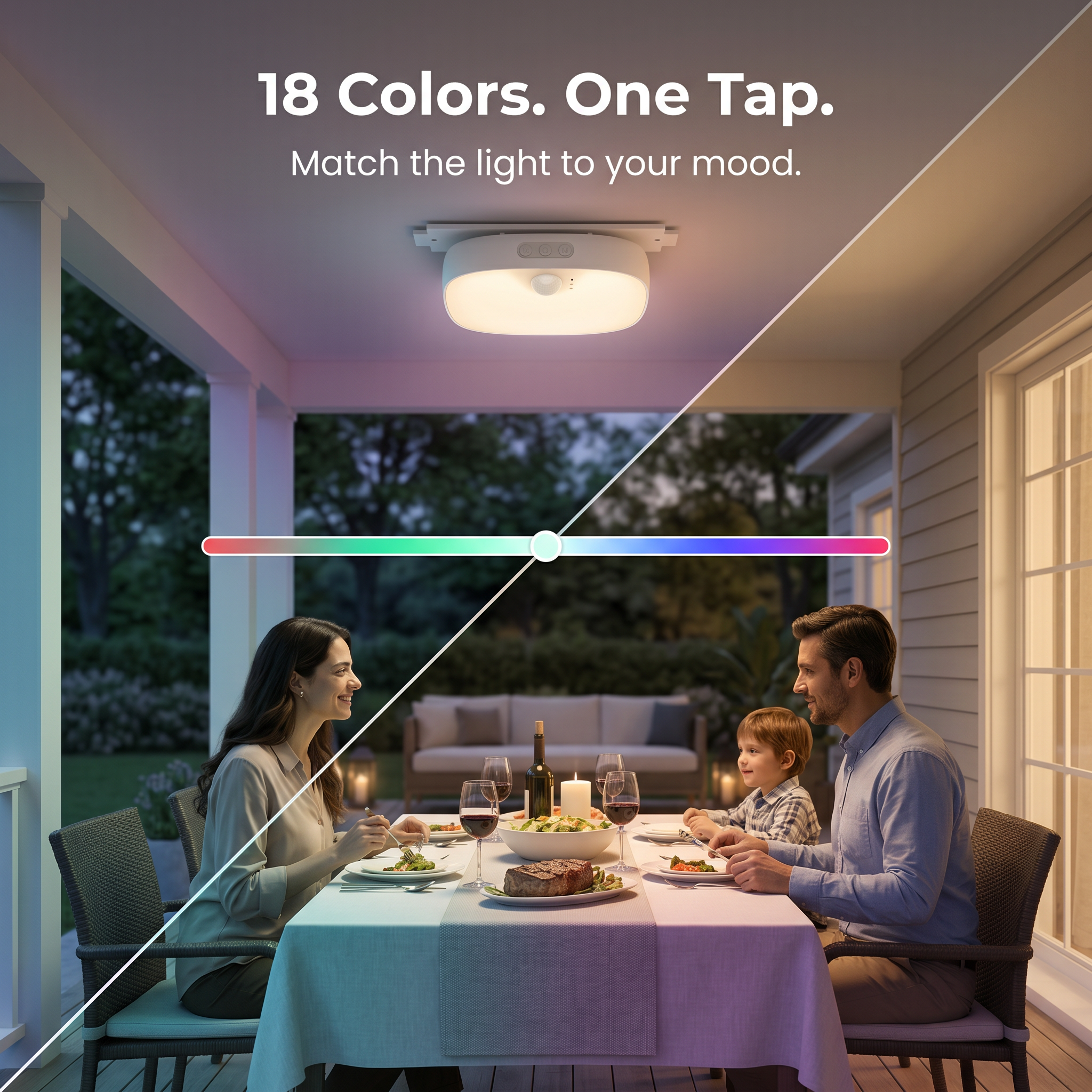 The Lumora™ Shower Light