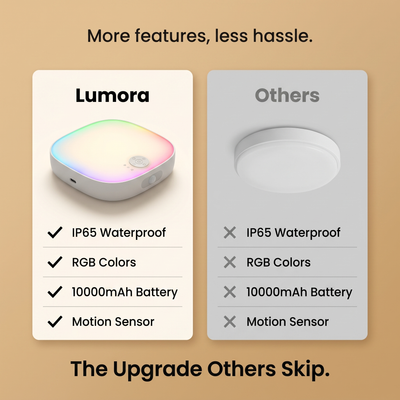 The Lumora™ Shower Light