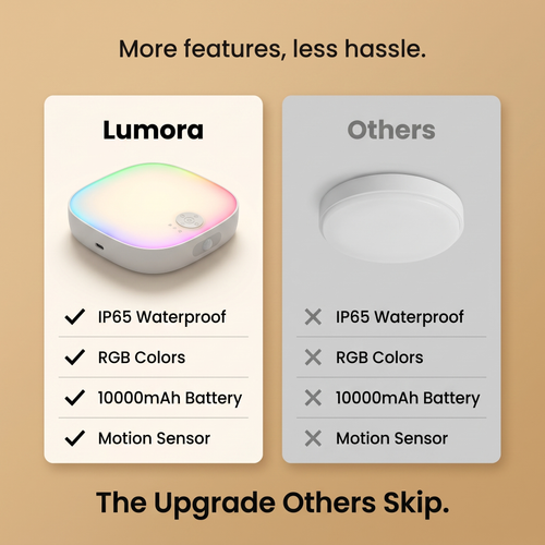 The Lumora™ Shower Light